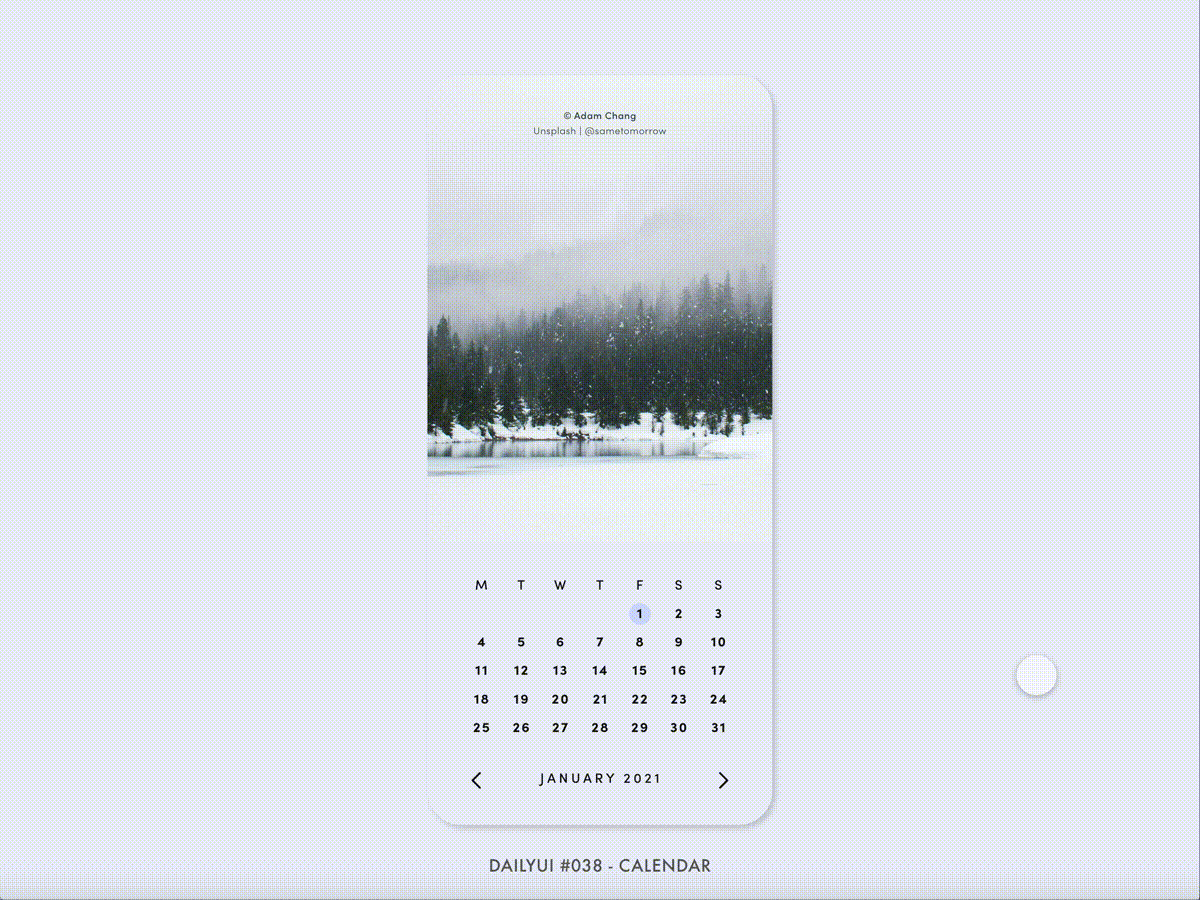 DAILYUI-038-Calendar
