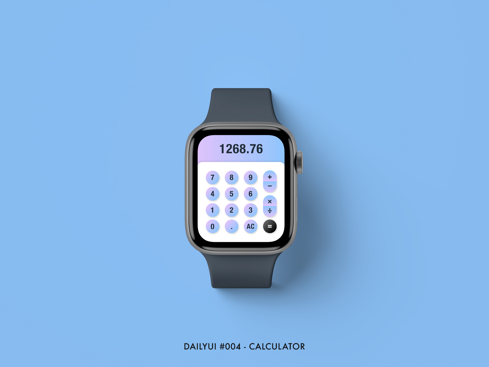 DailyUI-004_Watch-Calculator